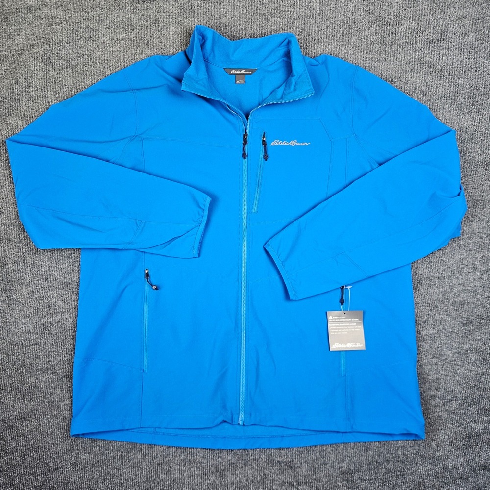 Eddie Bauer First Ascent Sandstone Backbone Jacket Mens T2XL Stratify Soft Shell